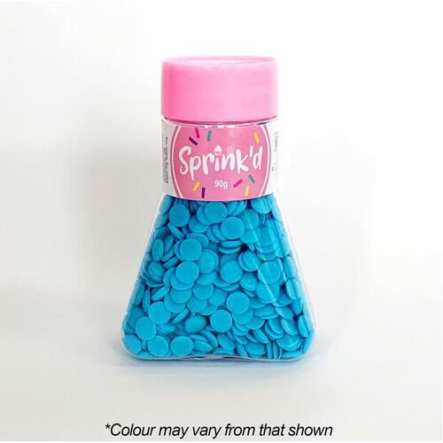 SEQUINS BRIGHT BLUE Sprinkles 7mm - 90g