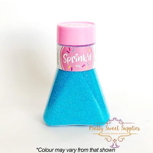 SANDING SUGAR BRIGHT BLUE Sprinkles - 120G