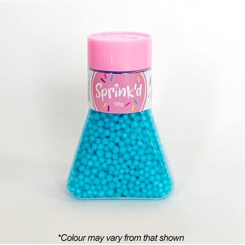 SUGAR BALLS PASTEL BLUE Sprinkles 4mm - 120g
