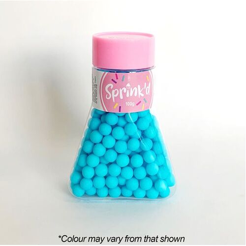 SUGAR BALLS PASTEL BLUE Sprinkles 8mm - 100g
