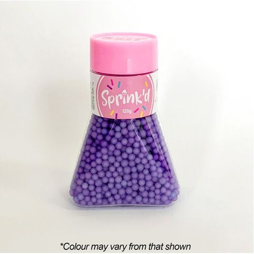 SUGAR BALLS PURPLE Sprinkles 4mm - 120g