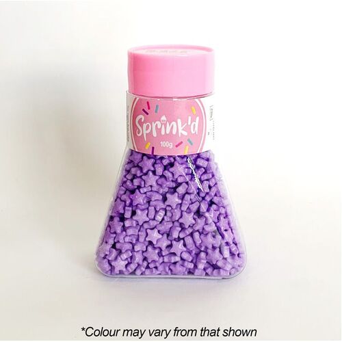 STARS PURPLE Sprinkles 7mm - 100g