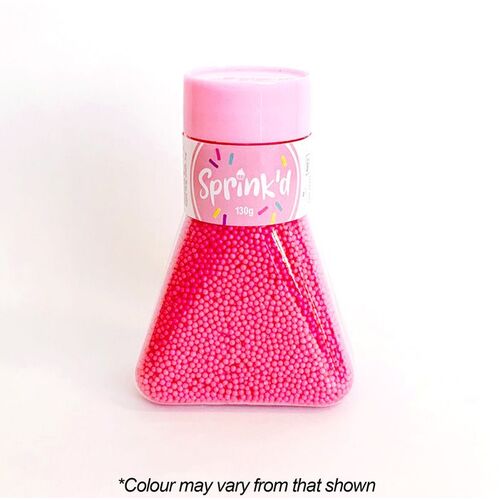 SUGAR BALLS BRIGHT PINK Sprinkles 2mm - 130g