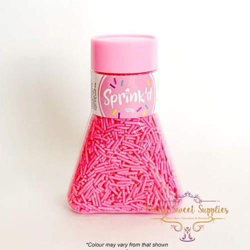 JIMMIES BRIGHT PINK Sprinkles - 100G