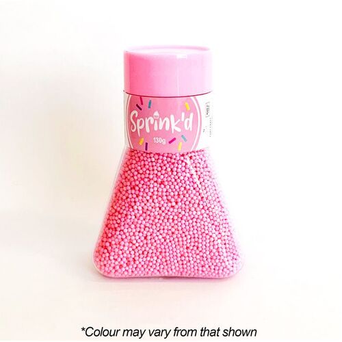 SUGAR BALLS PASTEL PINK Sprinkles 2mm - 130g
