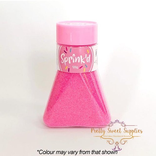 SANDING SUGAR PASTEL PINK Sprinkles - 120G