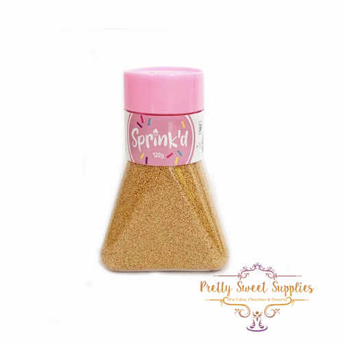 SANDING SUGAR GOLD Sprinkles - 120g