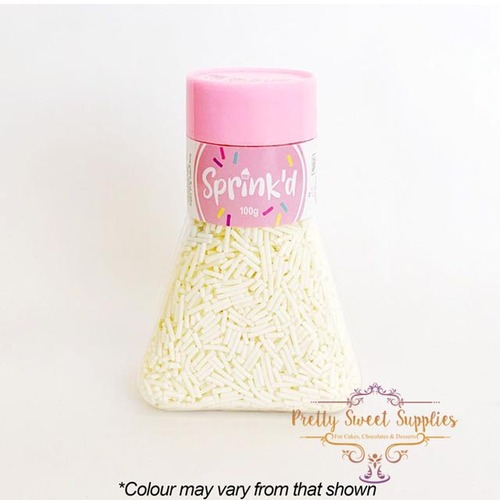 JIMMIES WHITE Sprinkles - 100G