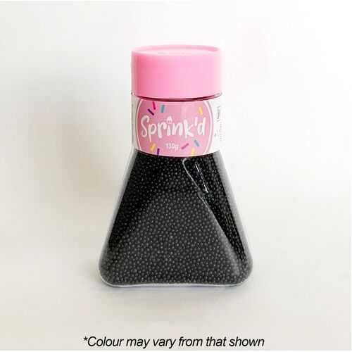 SUGAR BALLS BLACK Sprinkles 2mm - 110g