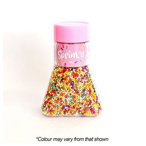 SUGAR BALLS RAINBOW Sprinkles 2mm - 130g