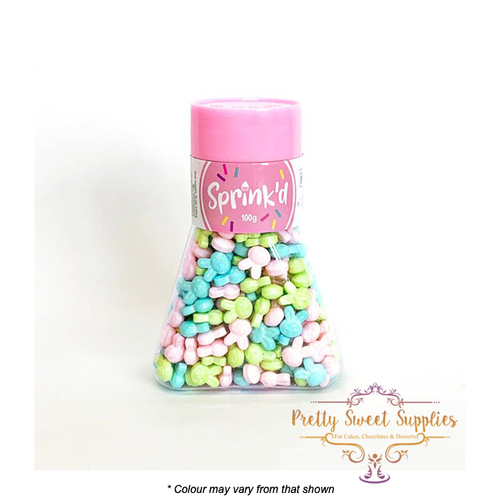 PASTEL BUNNIES 12mm Sprinkles - 100g