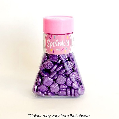 SHELLS PURPLE Sprinkles 13mm - 110g