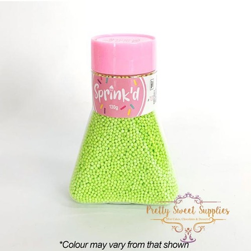 SUGAR BALLS LIME Sprinkles 2mm - 130g