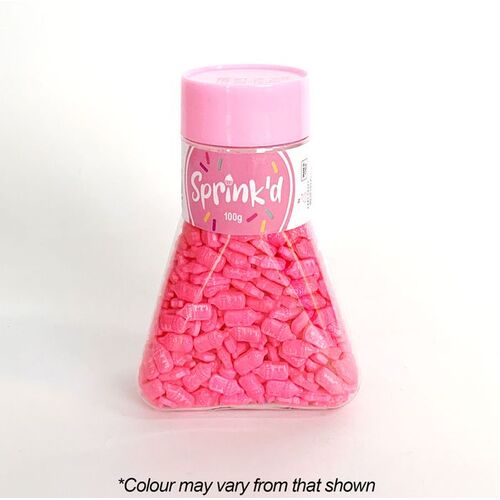 BABY BOTTLE PINK Sprinkles - 100g