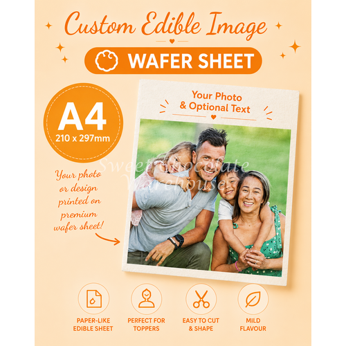 Custom Edible Image Printing – Wafer Sheet A4