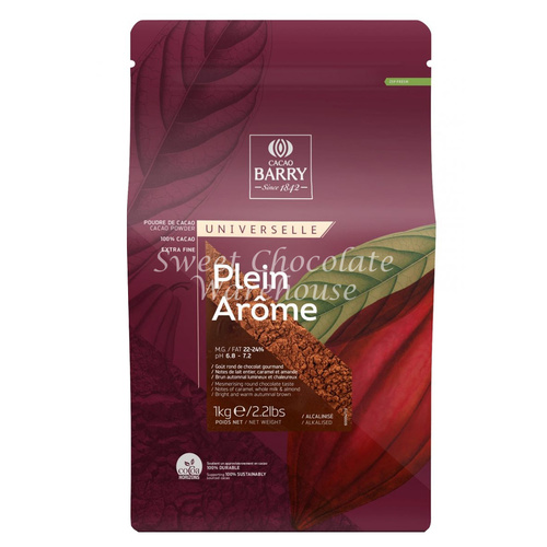 Barry Callebaut Cocoa Powder Plein Arome 1kg - Dutch Processed