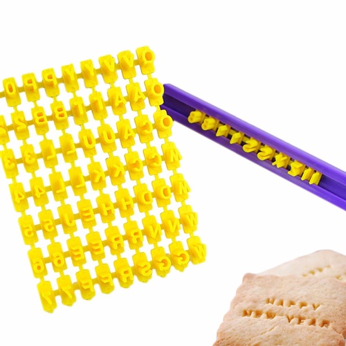 Alphabet & Number Cookie Stamper