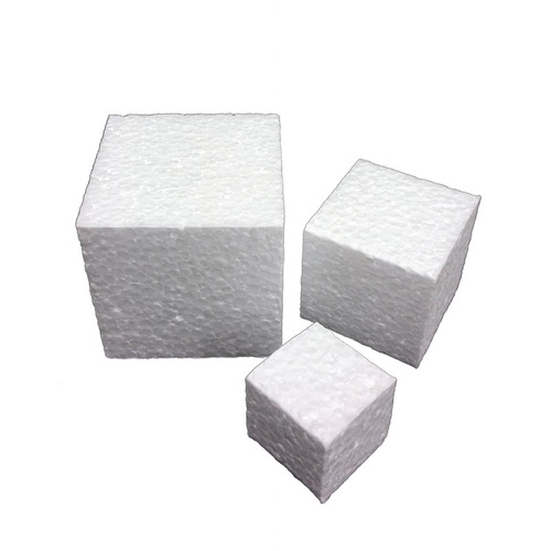 Polystyrene Foam Cube Block 1" 