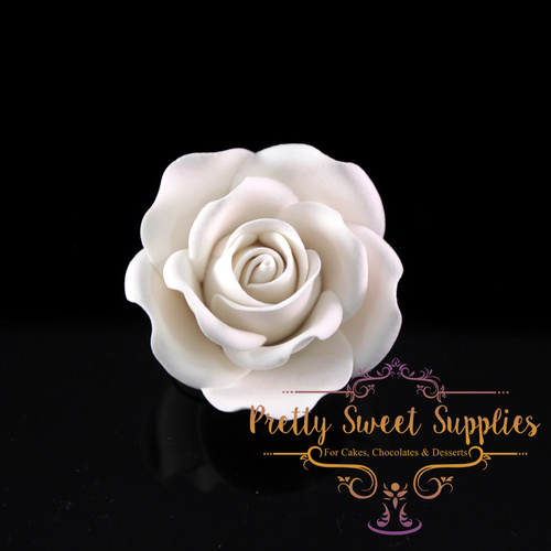 ROSE White Small Sugar Flower
