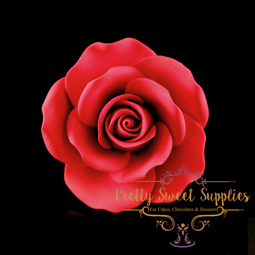 ROSE Red Medium Sugar Flower