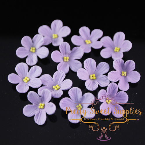 CUPCAKE Flowers Lavender Small (12 pack) Sugar Flowers