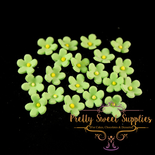 BLOSSOM Flowers Green Small (20 pack) Sugar Flowers