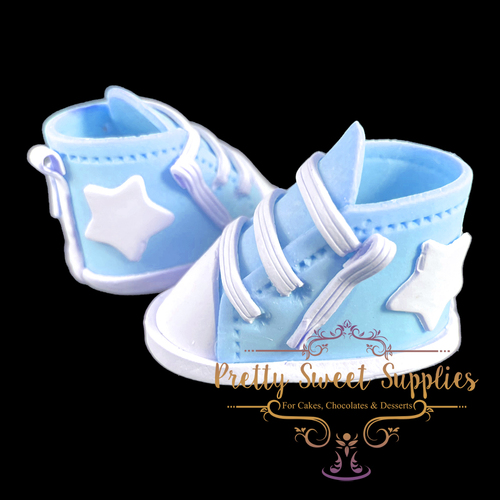 BABY SNEAKER BOOTIES - Blue v2 (1pc)