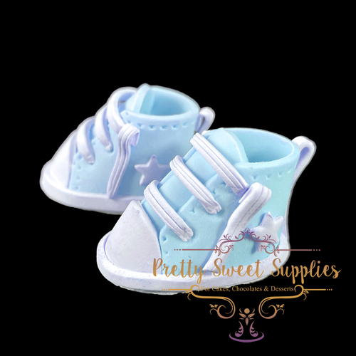 BABY SNEAKER BOOTIES - Blue Small v2 (1pc)