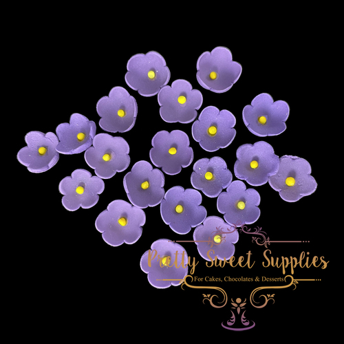BLOSSOM Flowers V2 Violet Small (20 pack) Sugar Flowers