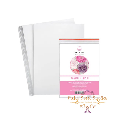 THIN A4 Wafer Paper White - Pack of 12