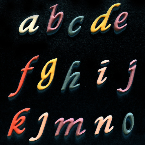 Script Lowercase Alphabet Cutter Set