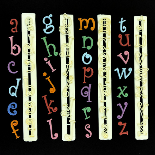 FUNKY Lowercase Alphabet Cutter Set - BA7678