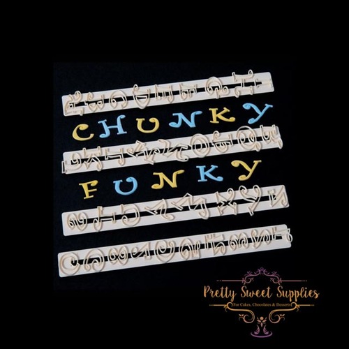 Chunky Funky Alphabet & Numbers Set Cutters BA7679