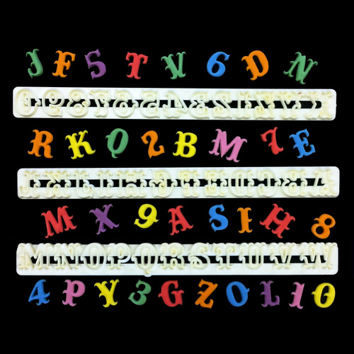 CARNIVAL Alphabet & Numbers Tappit Cutter Set