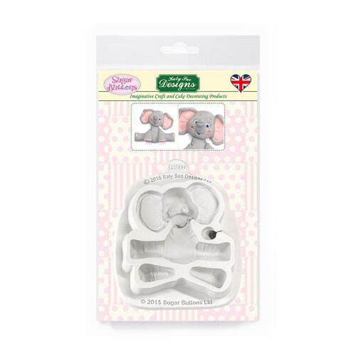 BABY ELEPHANT Silicone Mould - Sugar Buttons