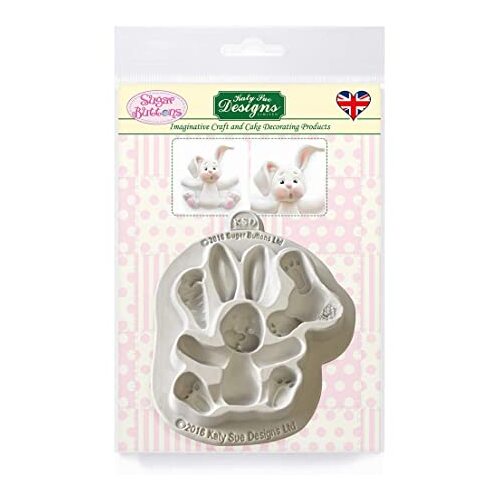 RABBIT Silicone Mould - Sugar Buttons