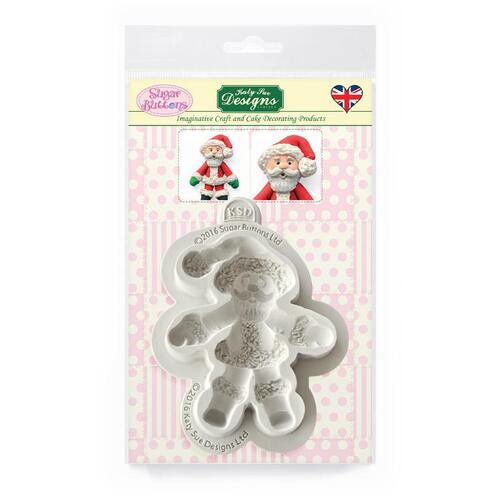 FATHER CHRISTMAS Silicone Mould - Sugar Buttons