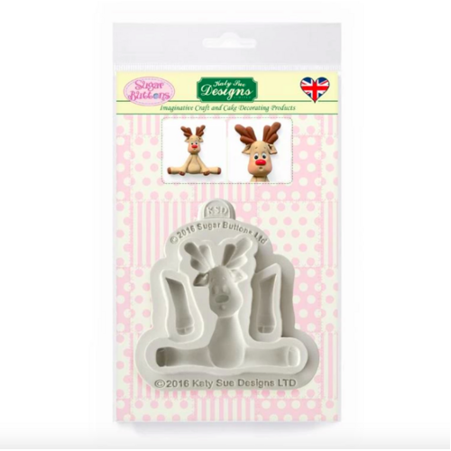 REINDEER Silicone Mould - Sugar Buttons