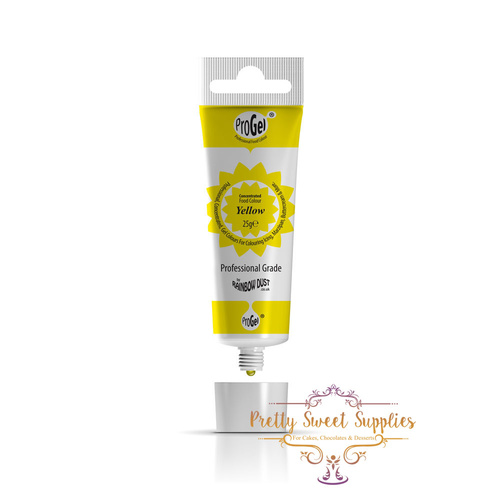 YELLOW Progel Food Colouring Gel 25g