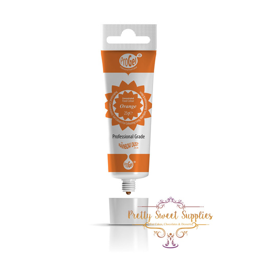 ORANGE Progel Food Colouring Gel 25g