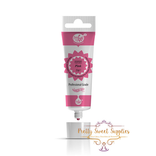 PINK Progel Food Colouring Gel 25g