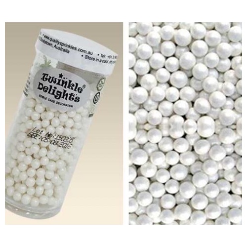 WHITE Pearls 4mm - 60g
