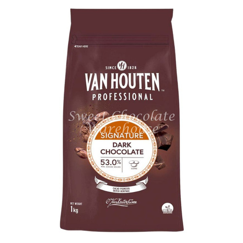 Van Houten Signature Dark Chocolate 53.0% 1kg