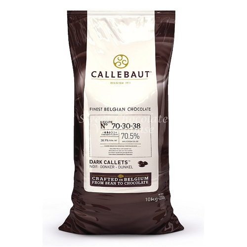 Callebaut Dark Chocolate Belgian Couverture Callets Recipe No 70-30-38 10kg - Crafted in Belgium