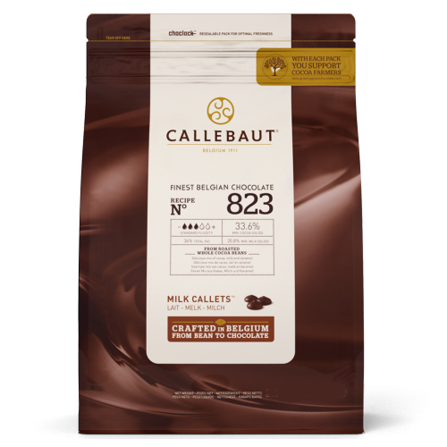 Callebaut MILK (33.6% cocoa) 1kg Couverture Chocolate