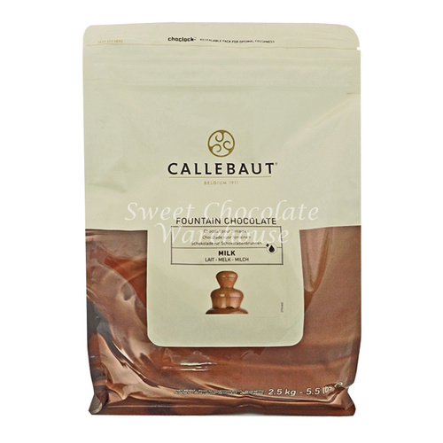 Callebaut Fountain Milk Chocolate Belgian Couverture Callets 2.5 kg