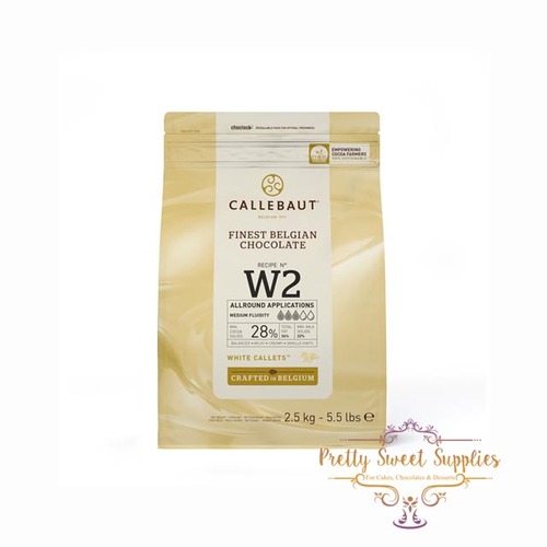 Callebaut White Callets 28% Cocoa Solids 2.5kg