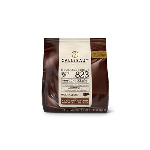 Callebaut MILK (33.6% cocoa) 400g Couverture Chocolate