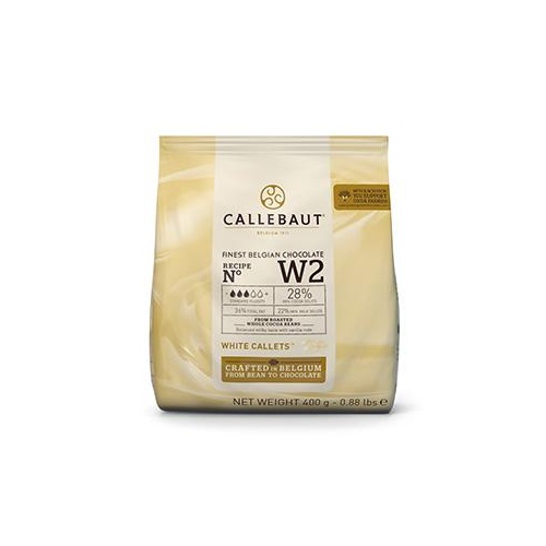Callebaut WHITE 400g Couverture Chocolate