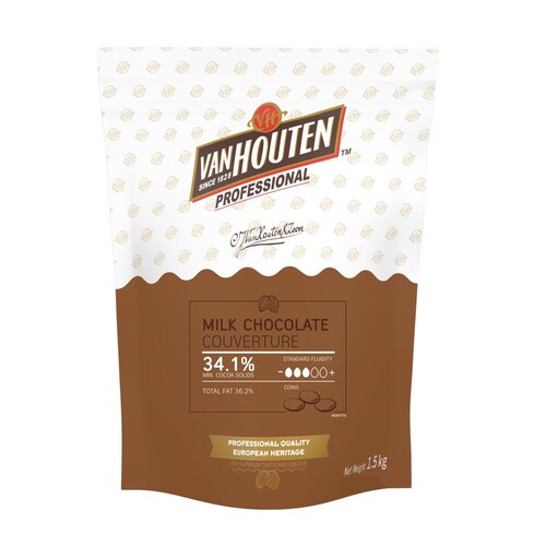 Van Houten MILK Couverture Chocolate 1.5kg